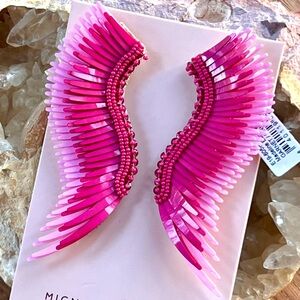 🌺🎉HP🎉🌺 NWT Mignonne Gavigan Madeline Earrings Garnet Pink